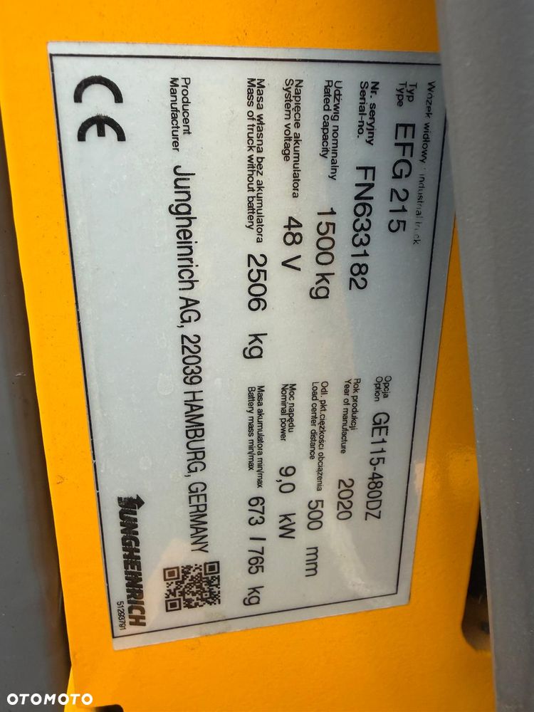 Jungheinrich EFG215 - 10