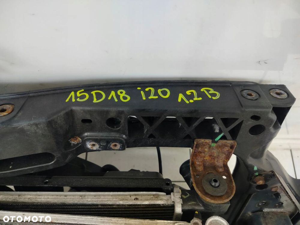 HYUNDAI I20 I LIFT 12R- PAS PRZEDNI CHŁODNICE KOMPLET 1.2 B BENZYNA - 7