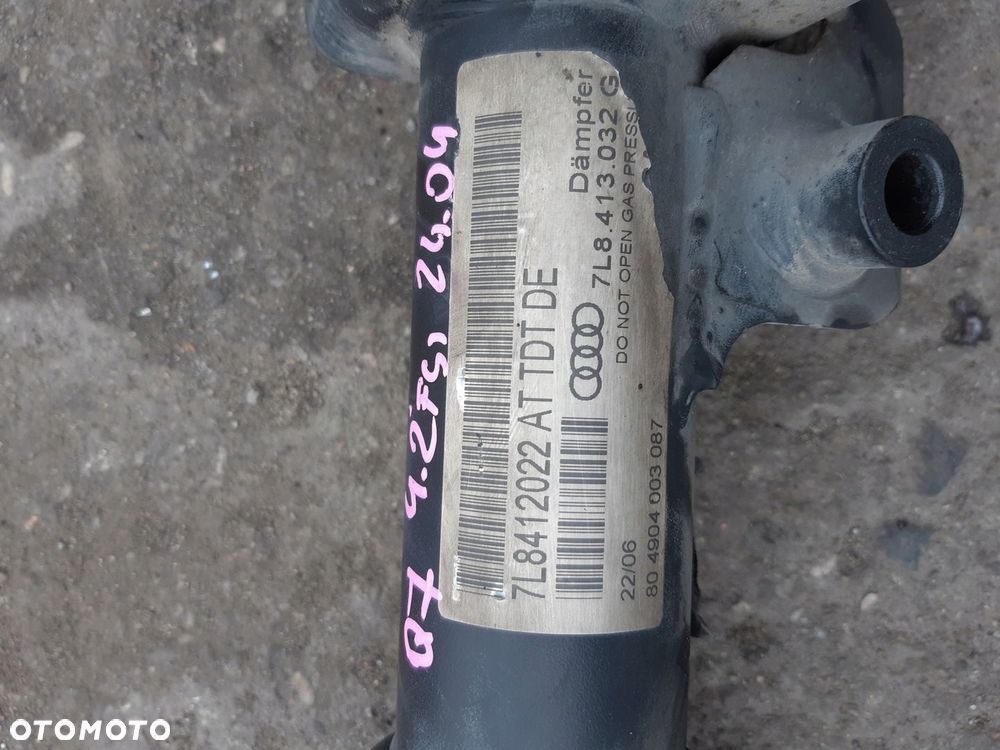 AUDI Q7 4L 4.2 FSI AMORTYZATOR LEWY PRZÓD 7L8412021AT - 5