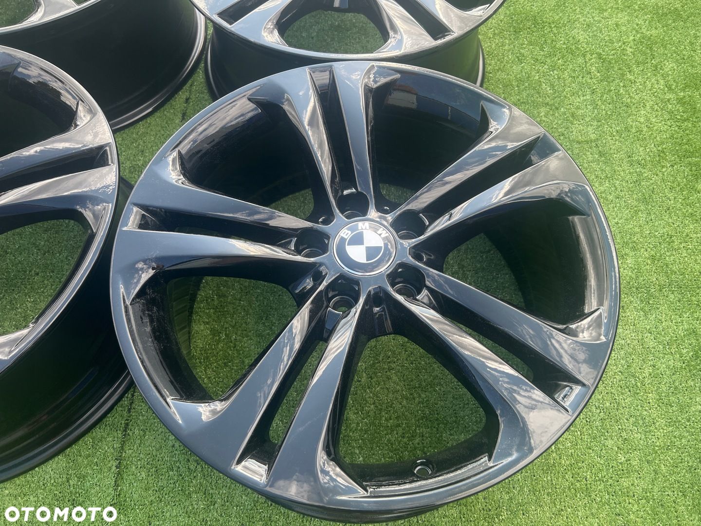 KOMPLET FELG FELGI ALU BMW F30 F10 X3 SERIA 3 5 3GT 19 ET36 ORYGINALNE - 8