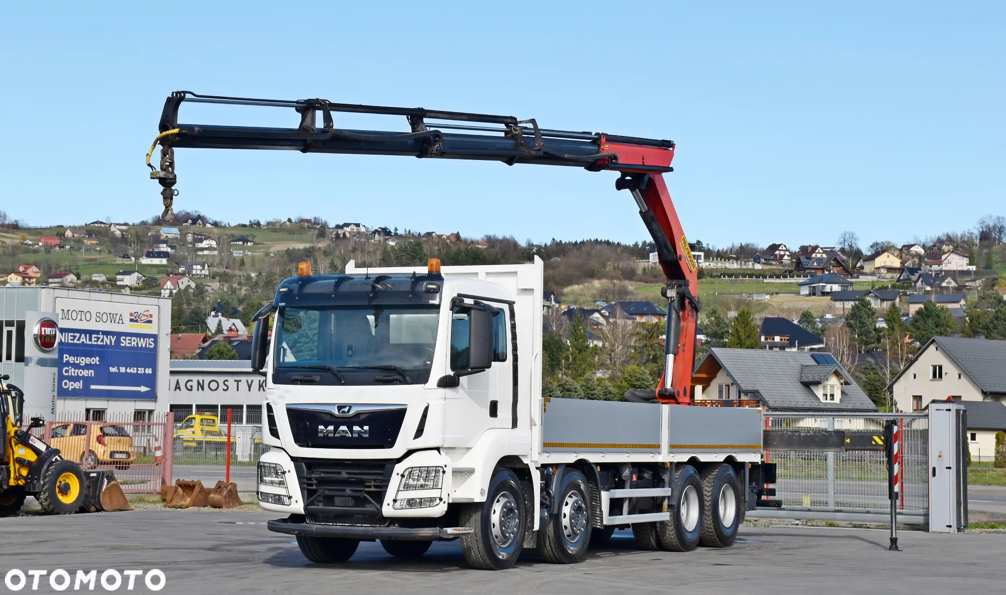 MAN TGS 35.500 * SKRZYNIA 7,15 m * PK 22002-EH C + PILOT / 8x4 - 2
