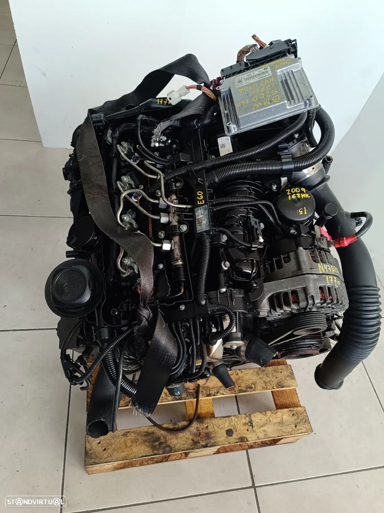 Motor n47 BMW 520D 177cv E60 168 mil km 2009 N47D20A - 1