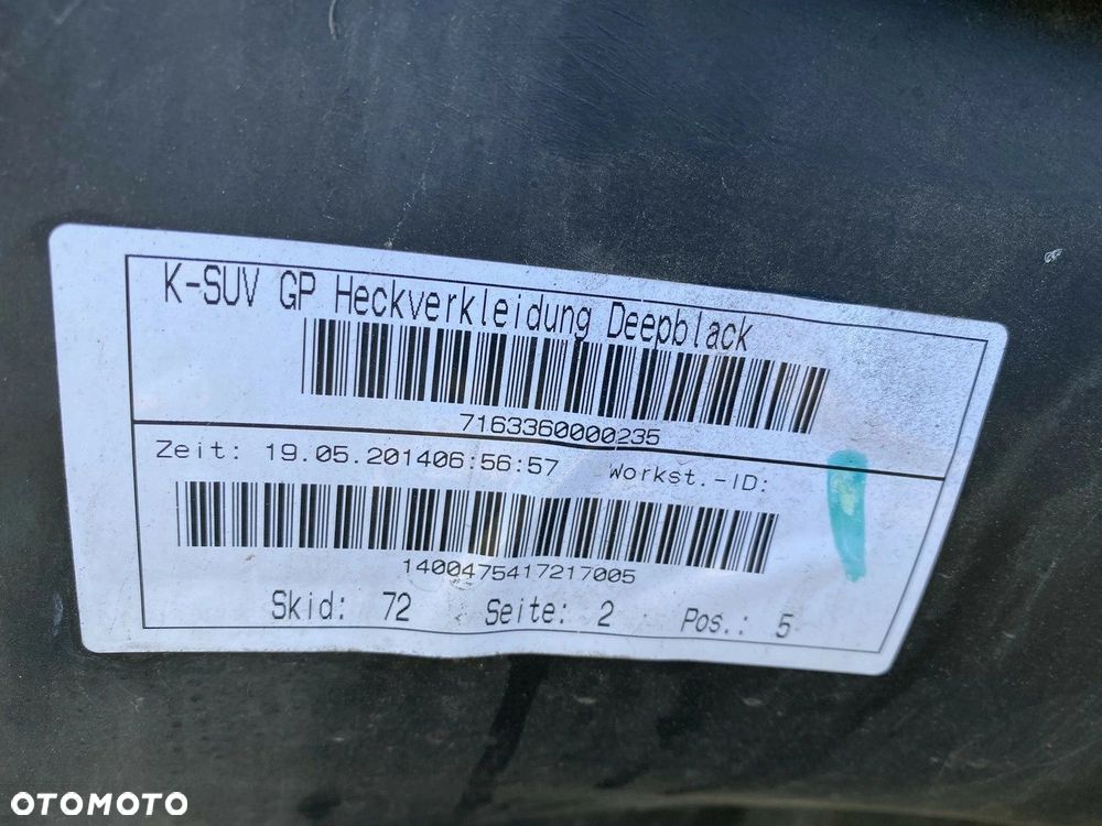 ZDERZAK TYŁ TYLNY VW TIGUAN I LIFT 5N 10- 5N0807421G DEEPBLACK - 12