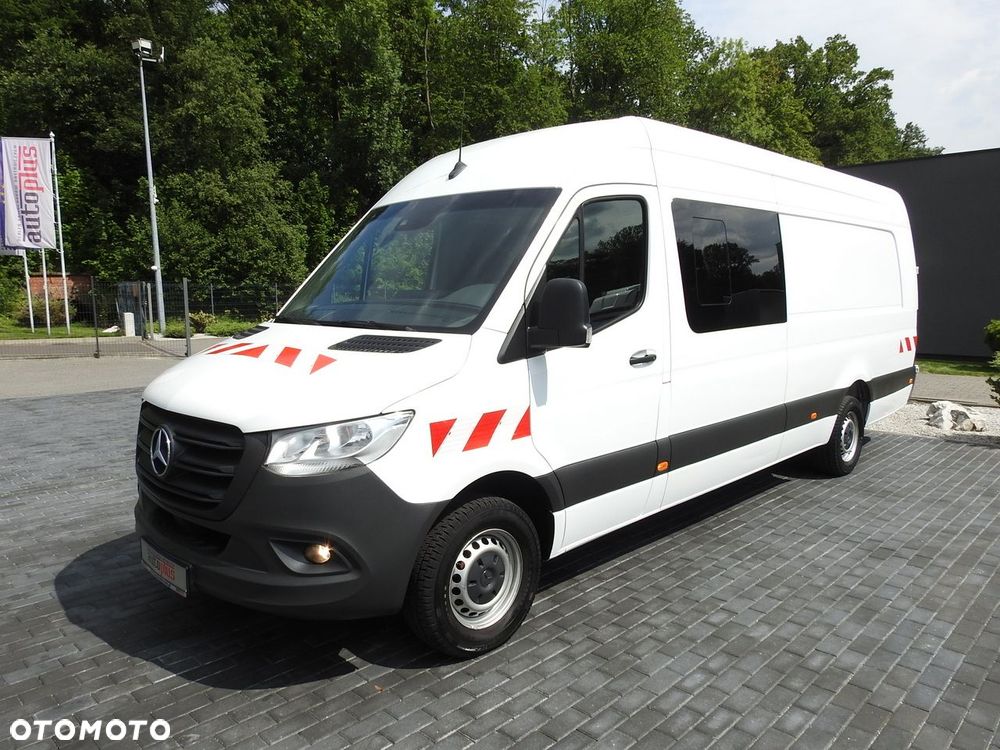 Mercedes-Benz SPRINTER FURGON BRYGADÓWKA  5 MIEJSC TEMPOMAT NAWIGACJA KLIMATYZACJA AUTOMAT   160KM - 7