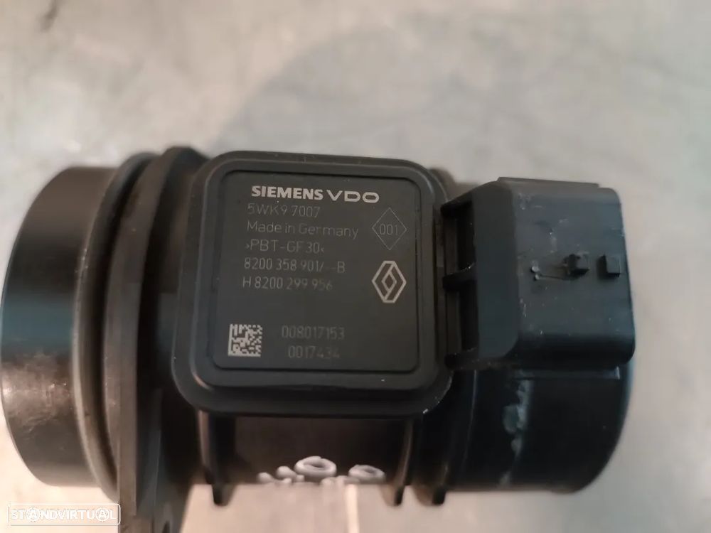 MEDIDOR DE MASSA DE AR RENAULT CLIO III 1.5DCI 5WK97007 8200358901B - 2