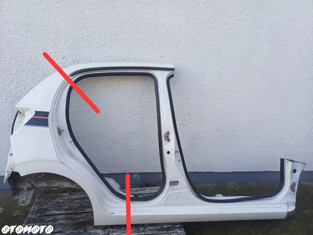 Citroen C1 II Peugeot 108 14- błotnik prawy tył cwiartka - 1