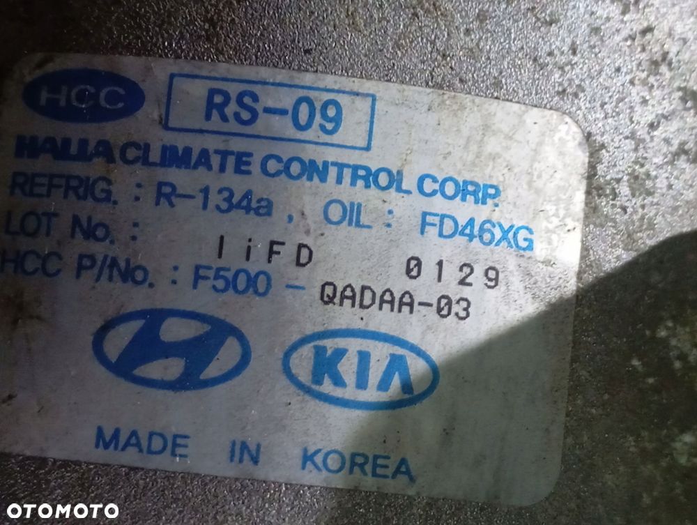 hyundai i10 ii 13- 1,0 1,2 f500-qadaa-03 kompresor klimatyzacji - 4