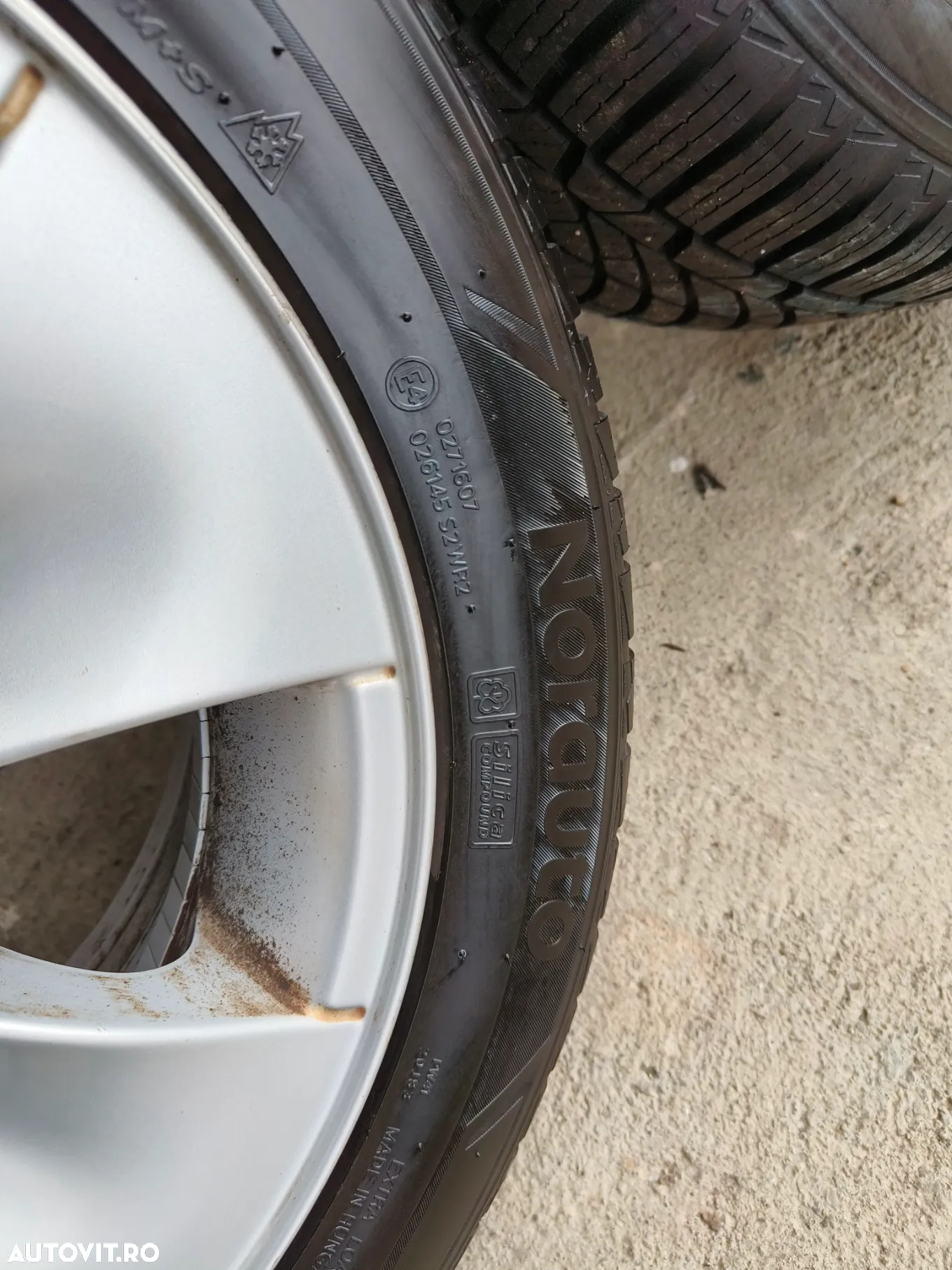 Set jante aliaj BMW Style 155 7jEt 34 cu anvelope 205/55/16 doua dot 2019 doua 2022 - 13