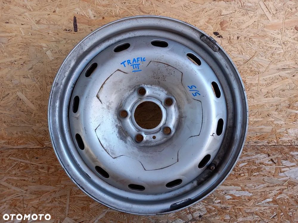 Felga Stalowa 6Jx16H2 ET50 403001852R Trafic III Vivaro B Talento - 1
