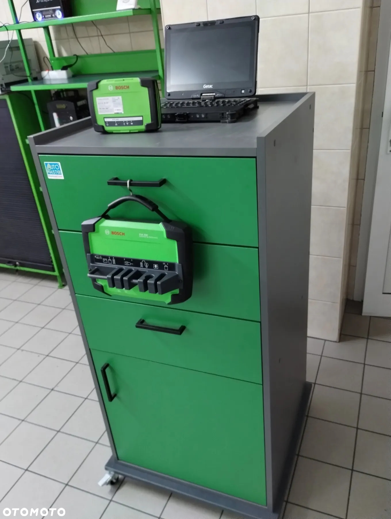 Wózek - Regał - Szafka pod tester usterek Kts i FSA Bosch - 20
