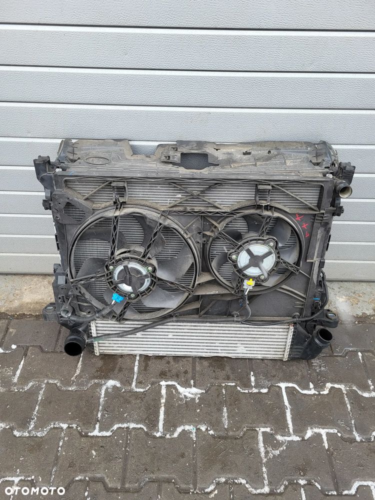 RENAULT TRAFIC 3 PAS PRZEDNI WZMOCNIENIE CHŁODNICE WENTYLATORY KOMPLET 752101525R 625001299R 921008178R - 14