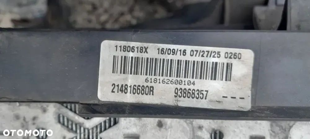 RENAULT TRAFIC III VIVARO B 1.6 DCI PRZEDNI PAS KOMPLET CHŁODNIC - 8