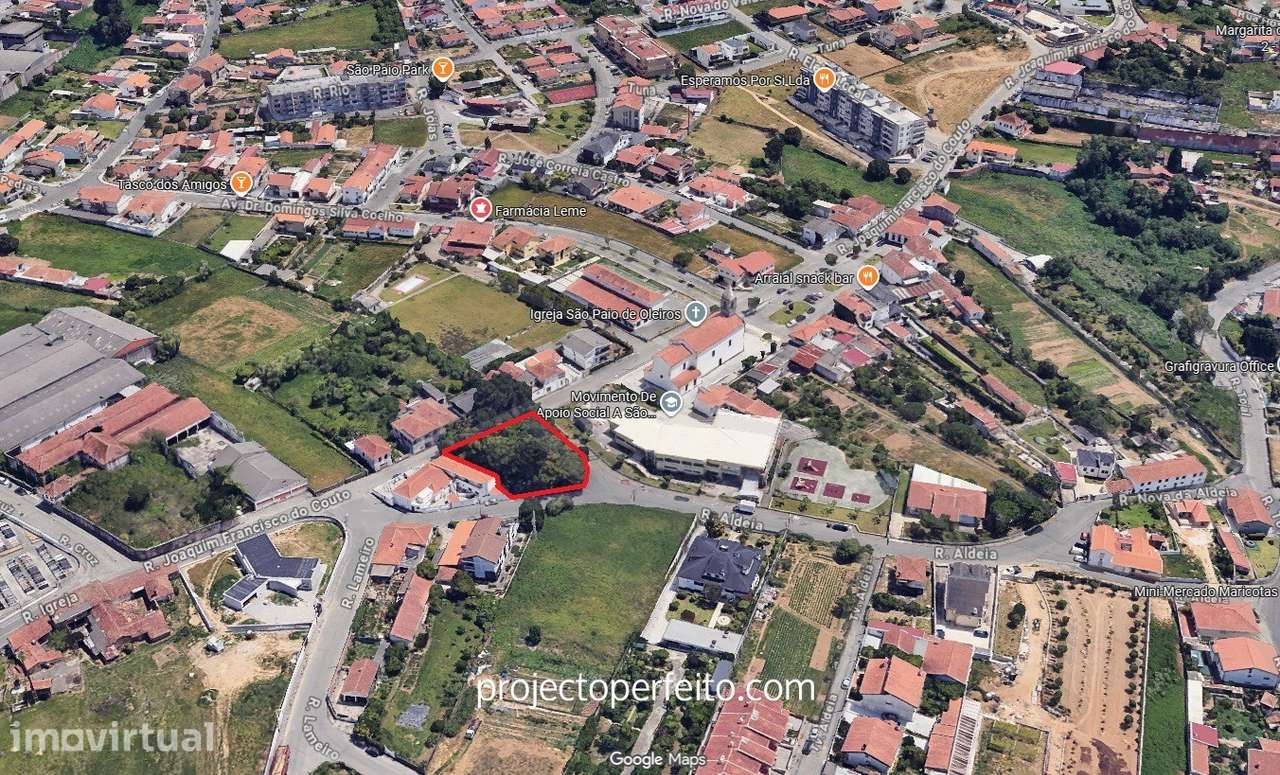 Lote de Terreno  Venda em São Paio de Oleiros,Santa Maria da Feira - Grande imagem: 4/5