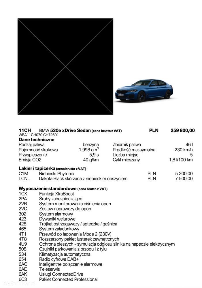 BMW Seria 5 530e xDrive - 30