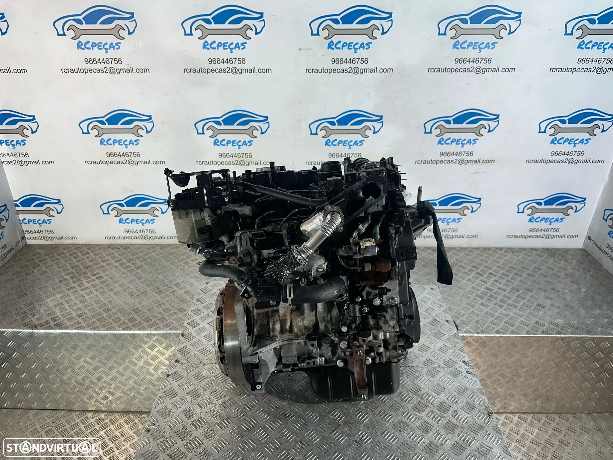 .Motor Completo Volvo Ford Mazda PSA Peugeot Citroen 1.6 D CD TDCi 8v D4162T AV6Q-6007-AC Continental Siemens - 6