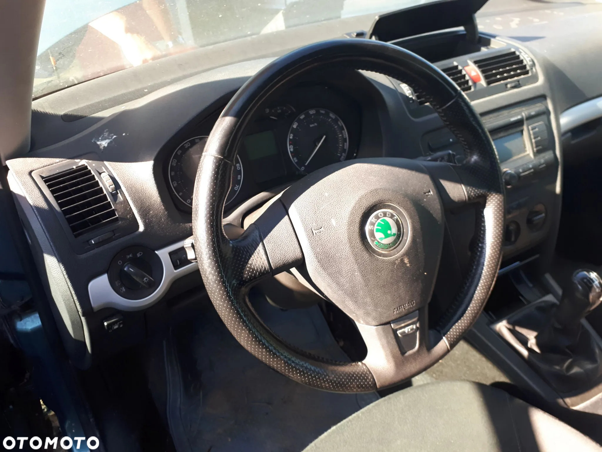 SKODA OCTAVIA II VRS RS 04-08 KIEROWNICA SKÓRA SKÓRZANA - 2