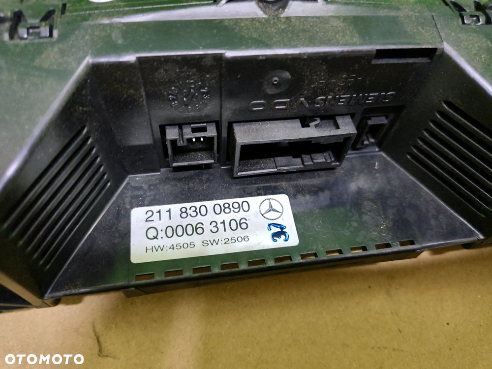 Panel nawiewu panel klimatyzacji w211 w219 e klasa cls - 5