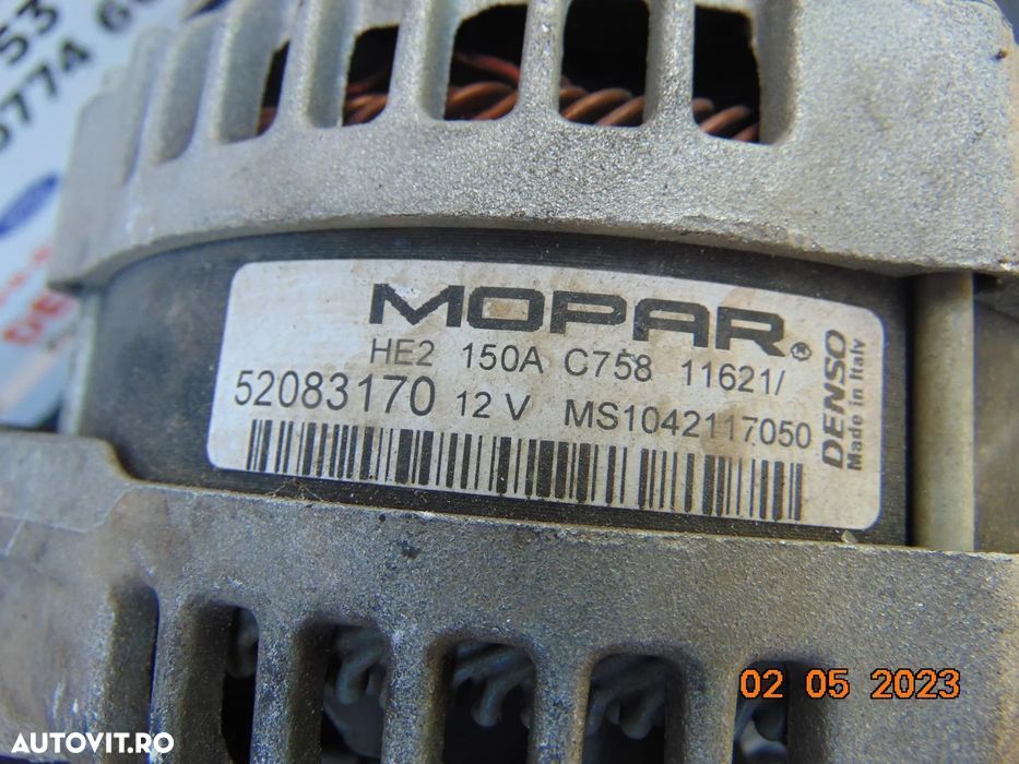 Alternator Fiat 1.6 diesel euro 6 doblo 500x jeep renegade tipo alfa r - 2
