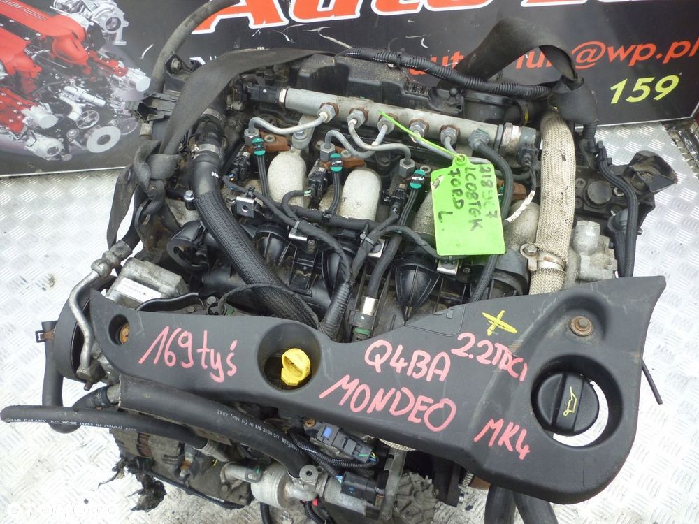SILNIK KOMPLETNY FORD MONDEO MK4 2.2 TDCI Q4BA 169 TYS - 2