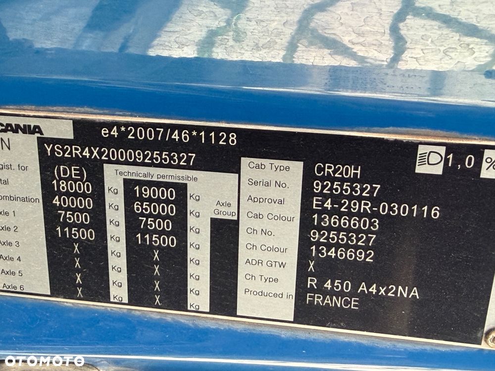 Scania R450 full ADR AT FL z Niemiec nie używana hydraulika stan idealny po kontrakcie w ASO SCANIA - 31
