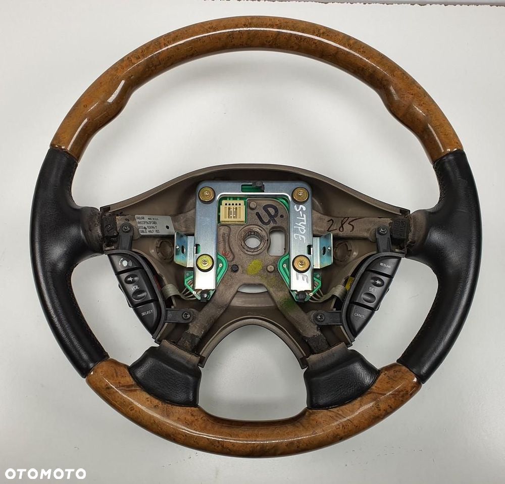 KIEROWNICA MULTIFUNKCJA DEKOR DREWNO JAGUAR S-TYPE - 1