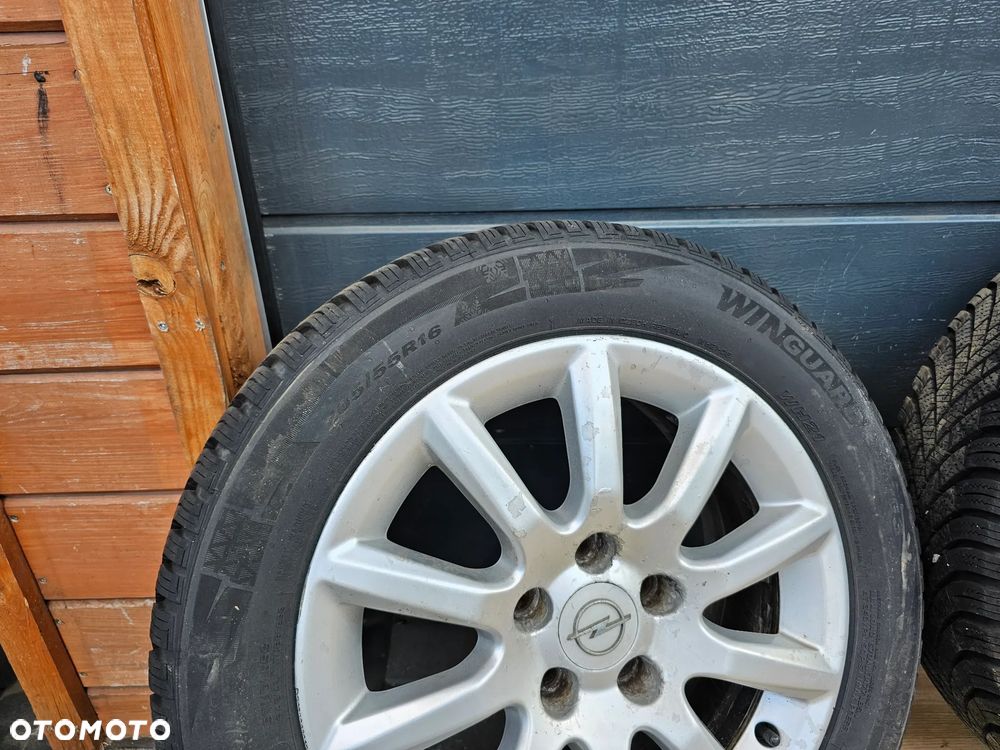 KOŁA FELGI ALUMINIOWE OPONY ZIMOWE OPEL VECTRA ASTRA ZAFIRA SIGNUM MERIVA 16 cali 5x110 ET37 205/55/16 - 13