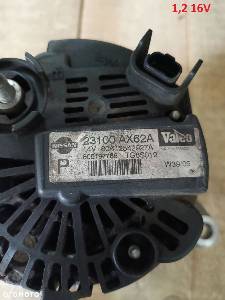 Micra K12 alternator 1,2 16V benzyna Nissan - 6