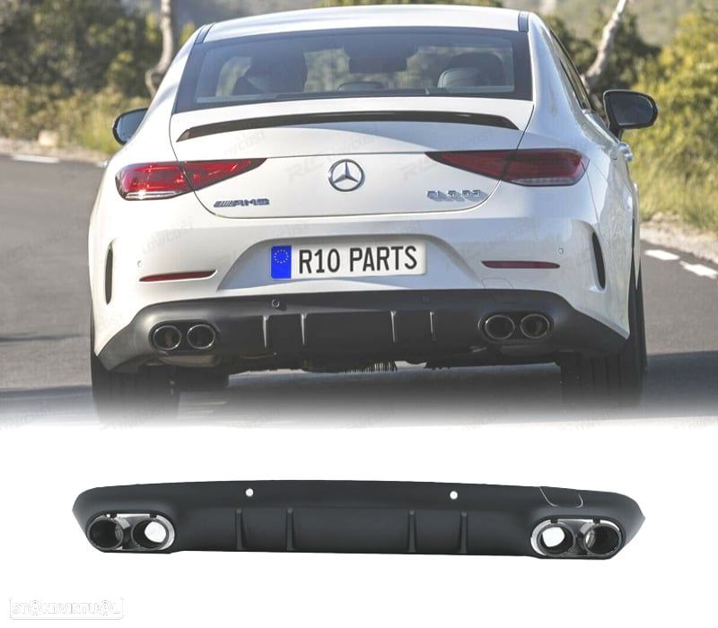 DIFUSOR MERCEDES W257 18-24 LOOK AMG CLS53 - 1