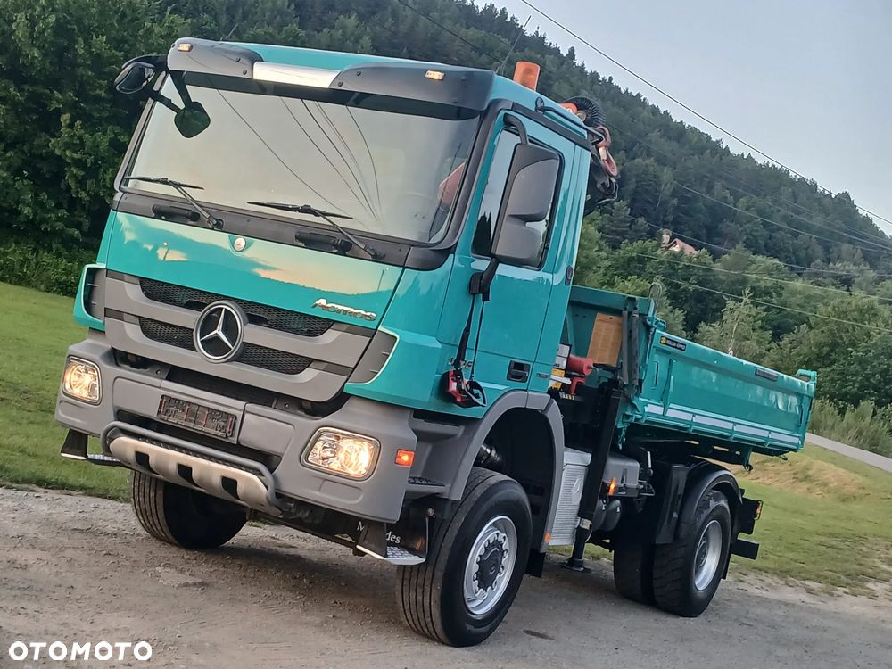 Mercedes-Benz ACTROS 360 KM LIFT 4x4 Duży HDS Palfinger RADIO Meiller PERFEKCYJNY ! - 8