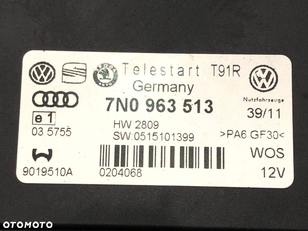 MODUŁ STEROWNIK WEBASTO  AUDI A6 C6 Avant (4F5) 2004 - 2011 3.0 TDI quattro 165 kW [225 KM] olej - 4