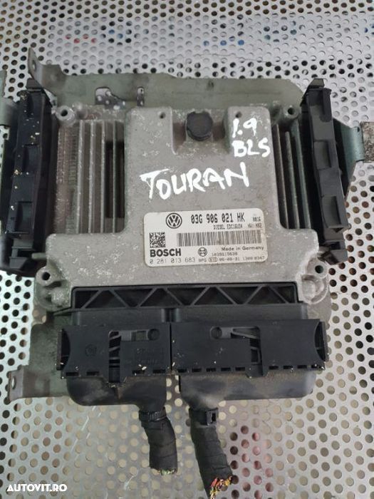 Calculator Motor ECU VW Touran 1.9 TDI Motor BLS Livram Oriunde - 2