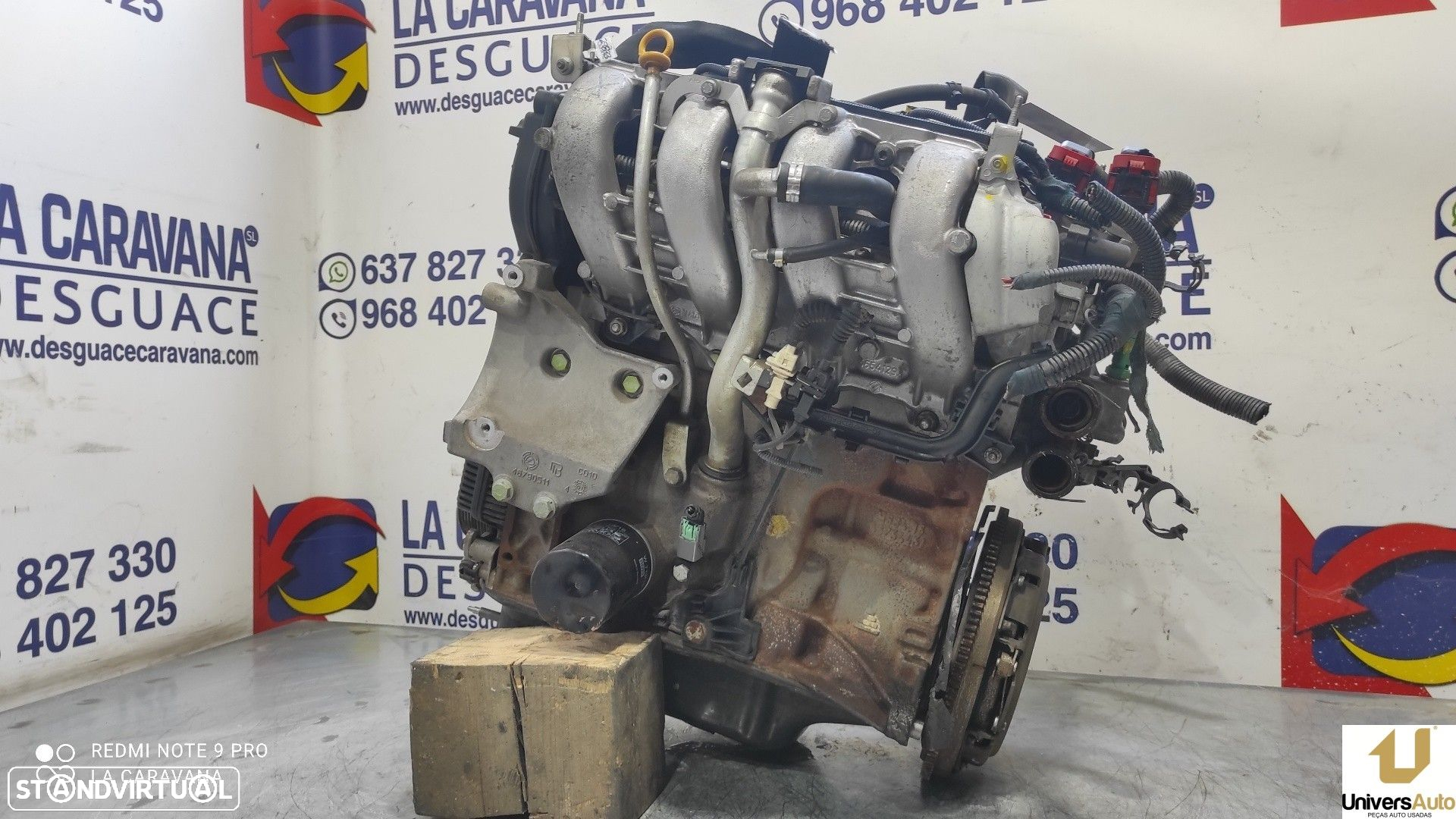 MOTOR COMPLETO FIAT STILO 2002 -182B6000 - 6