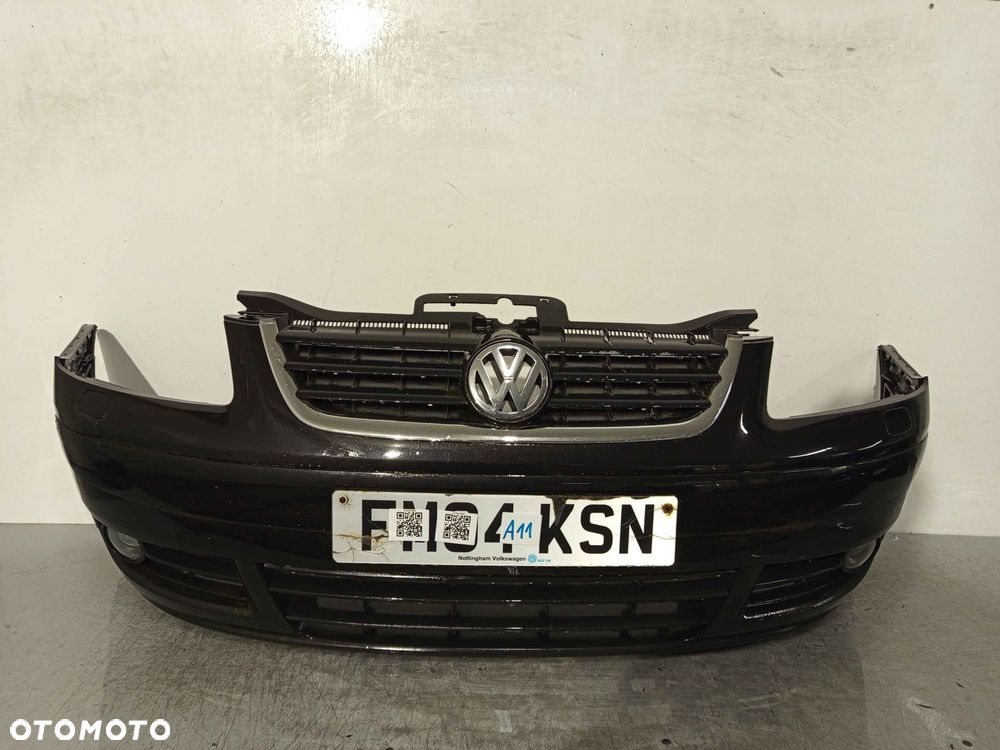 + ZDERZAK PRZÓD PRZEDNI DO VOLKSWAGEN VW TOURAN LC9Z CZARNY SPRYSKIWACZE LAMP XENON HALOGENY - 1