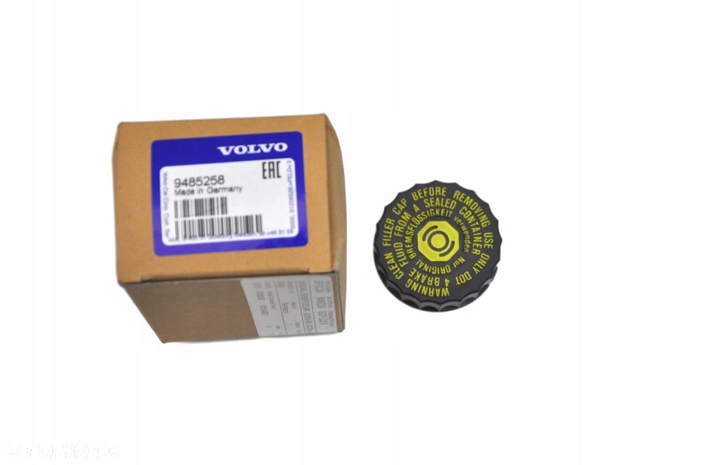 VOLVO S60 S80 korek zbiornika plynu hamulcowego OE 9485258 - 1