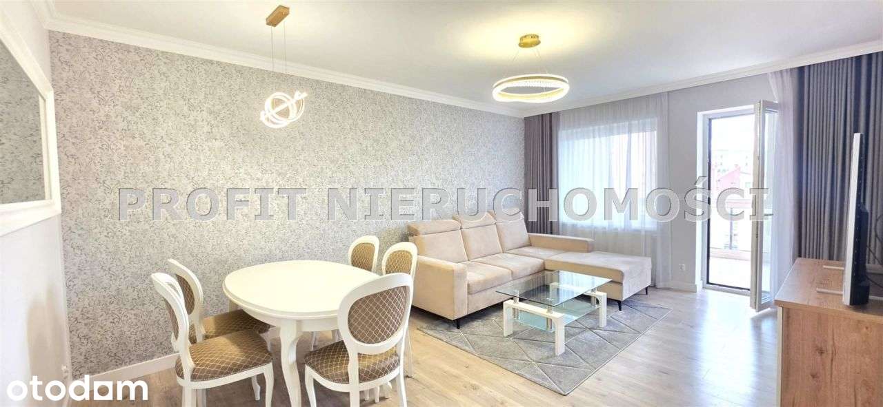 Designerskie mieszkanie z dużą przeszkloną loggią