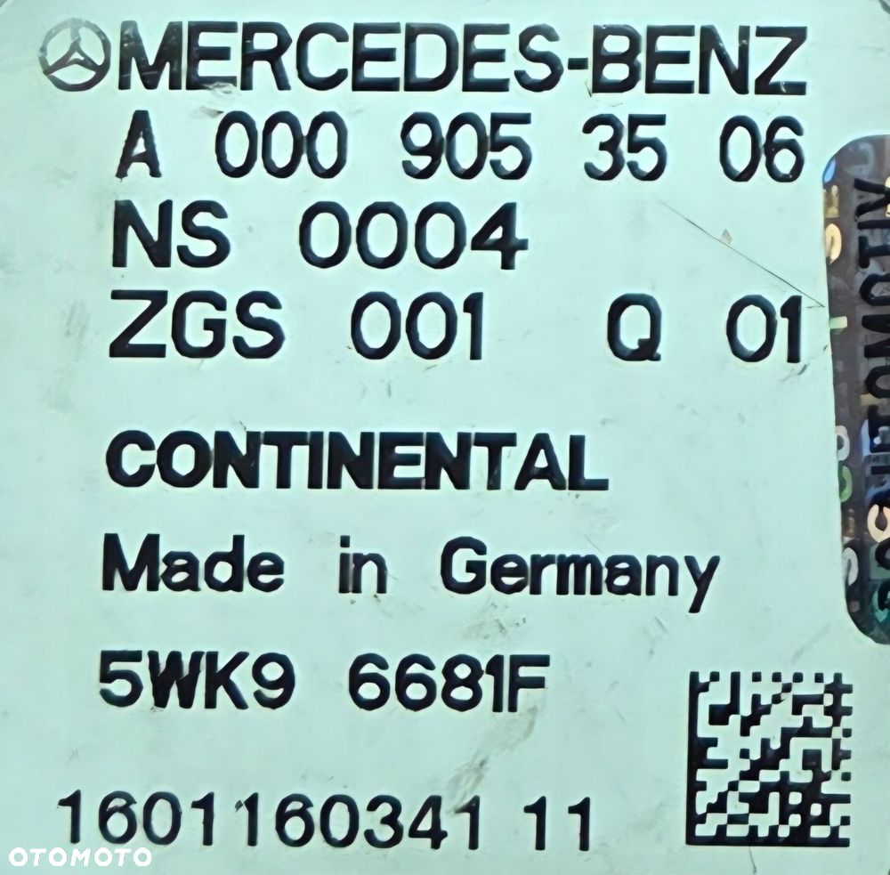 Czujnik NOx Mercedes A0009053506 - oryginał OEM - Używane/Regenerowane/Nowe - 4