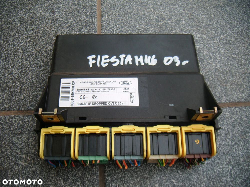 ford fiesta mk6 1.4 03r moduł komfortu 2s6t-15k600 cf - 1