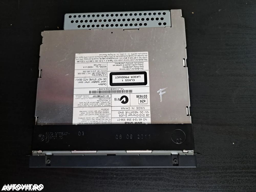 Magazie CD DVD schimbator cititor DVD Original BMW F20 F21 F30 F31 F07+LCI F10+LCI F11+LCI F06 F12 F13 F01+LCI F02+LCI F03+LCI F04 F25 - 2