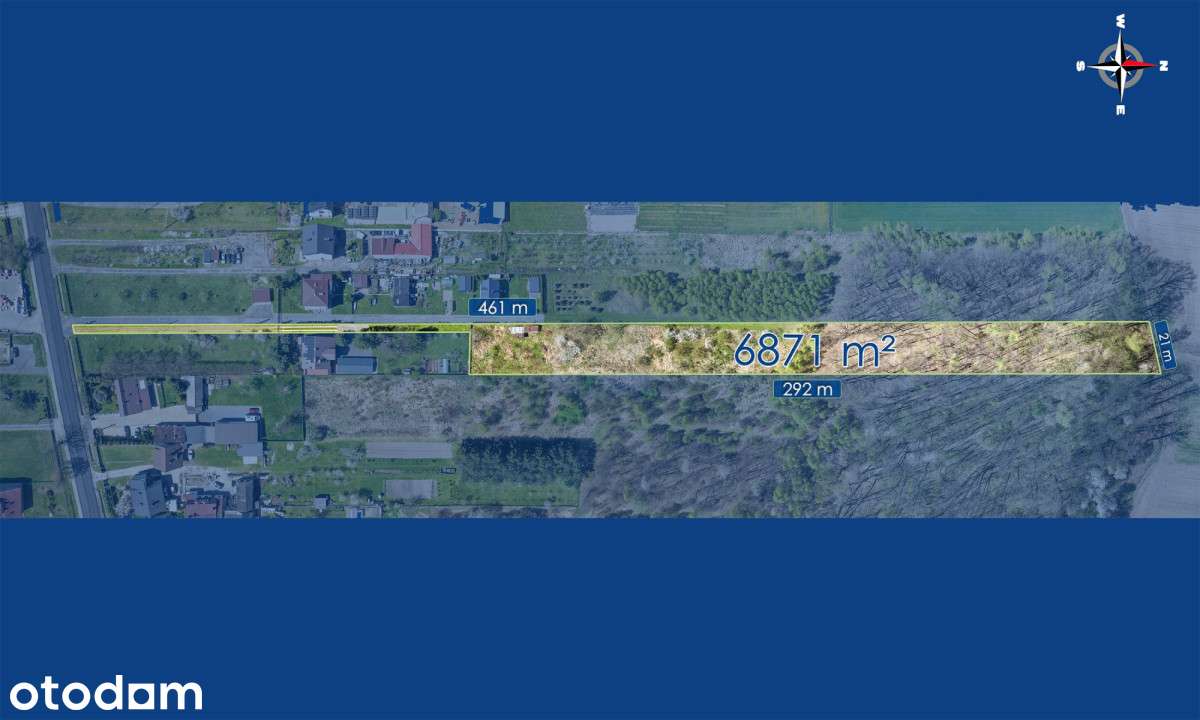 Jaskrów działka rolno-budowlana cisza spokój - Pełny obrazek: 3/5