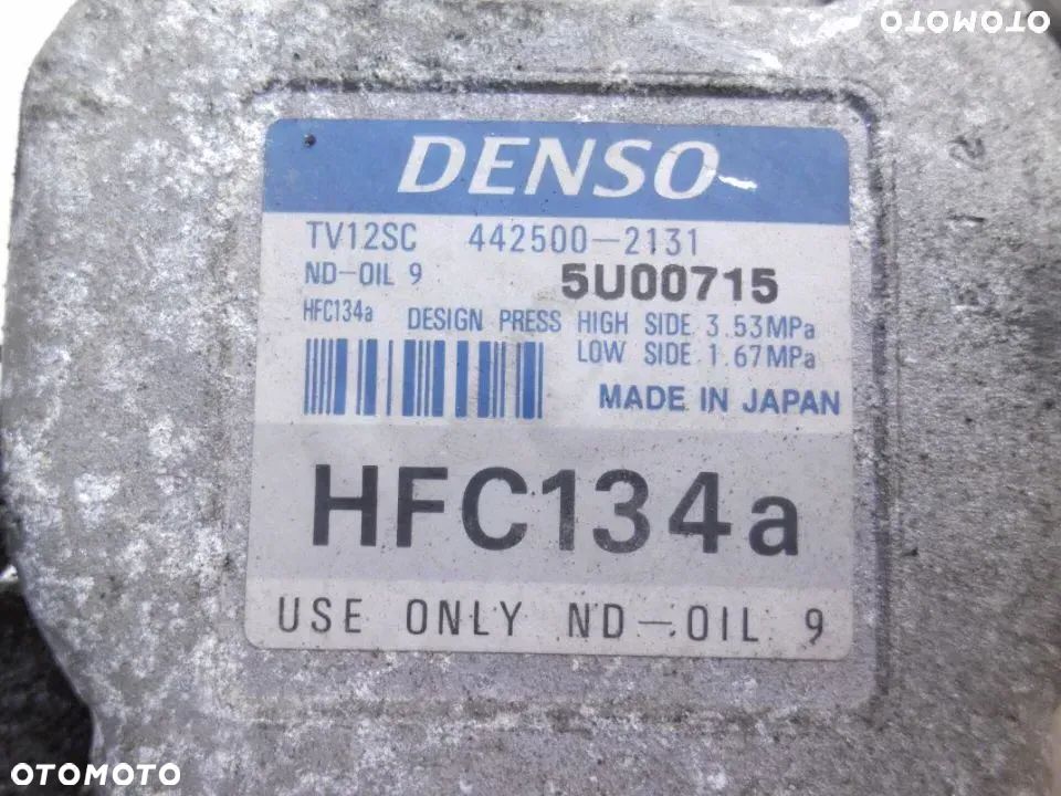 FIAT BRAVA MAREA KOMPRESOR SPRĘŻARKA KLIMATYZACJI KLIMY 442500-2131 DENSO ORYGINAŁ POSIADAM 3 SZT - 2
