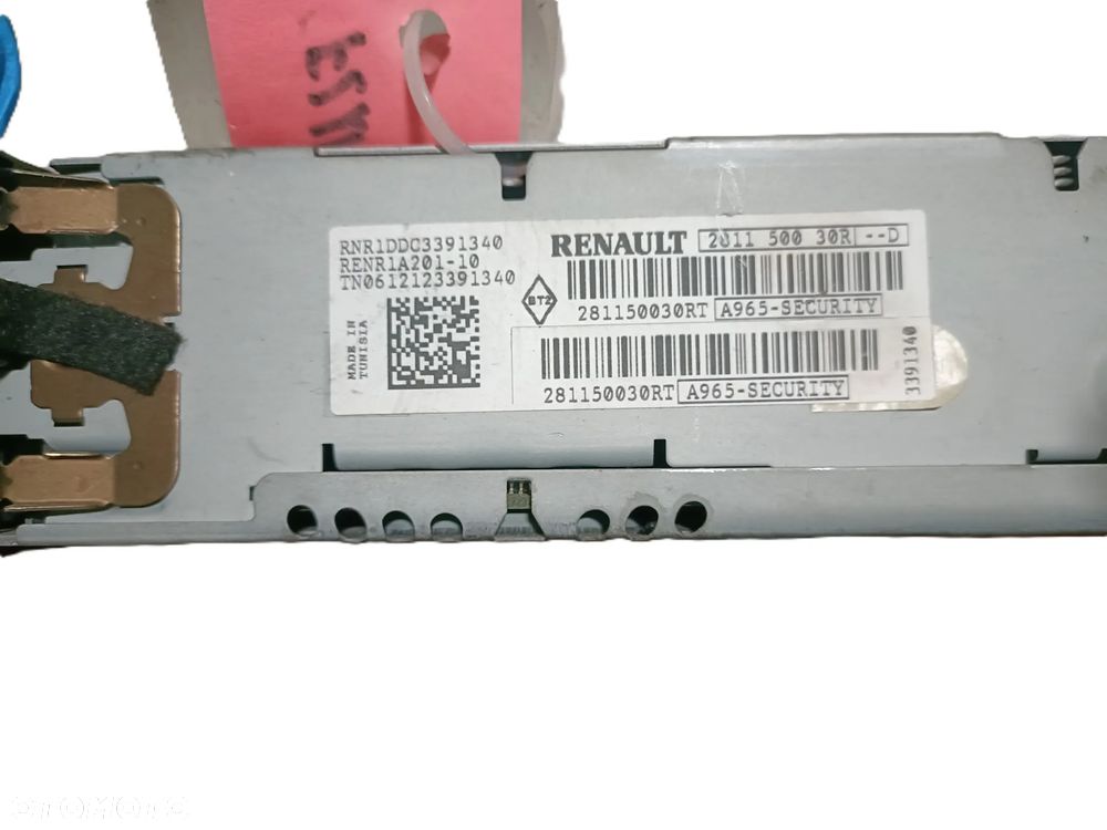 RENAULT FLUENCE 09-16 radioodtwarzacz radioodbiornik radio 281150030R * - 4