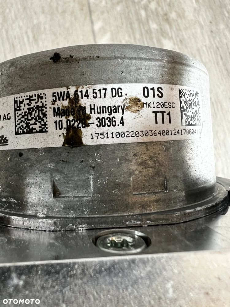 STEROWNIKI POMPA ABS VW AUDI 5WA614517 DG JAK NOWA - 3