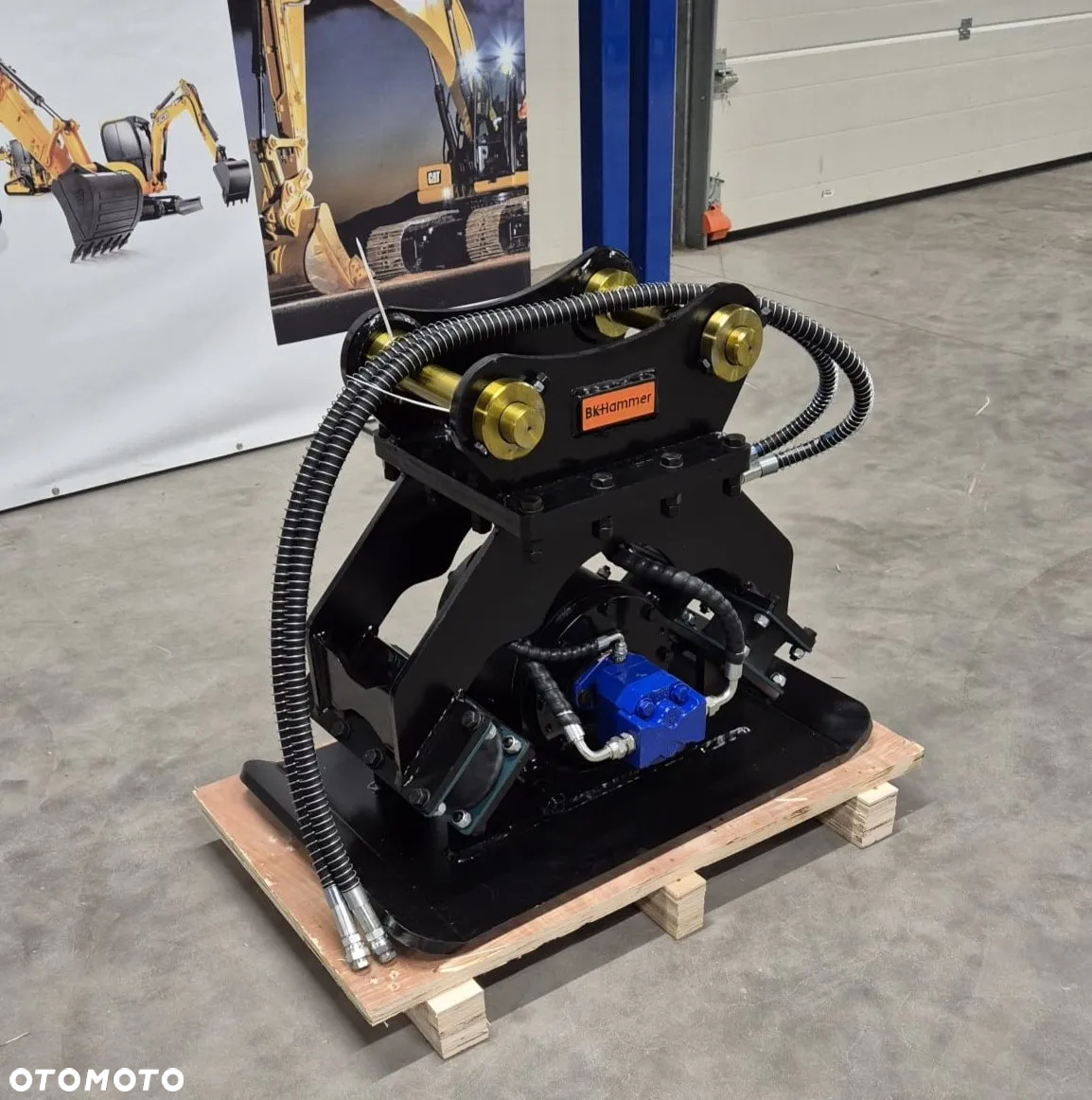 Zagęszczarka Płytowa Hydrauliczna maszyny 5-9T 3CX, 8035-8045 BK Hammer - 6