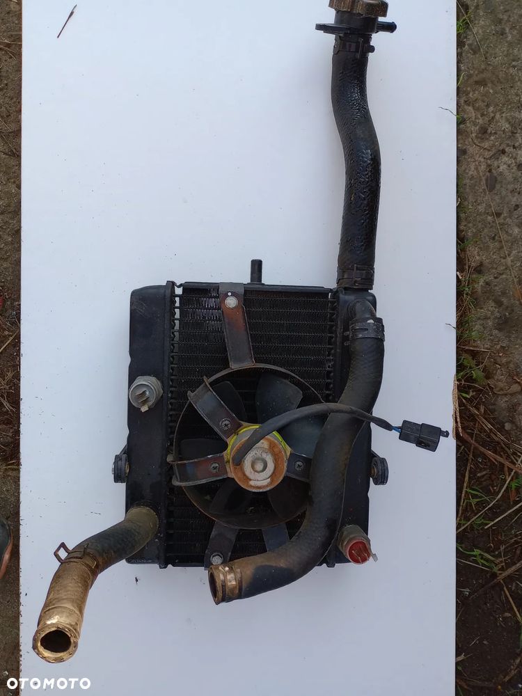 Chłodnica, ładna, kompletna Yamaha Majesty, lusterka, lampa, manetki - 3