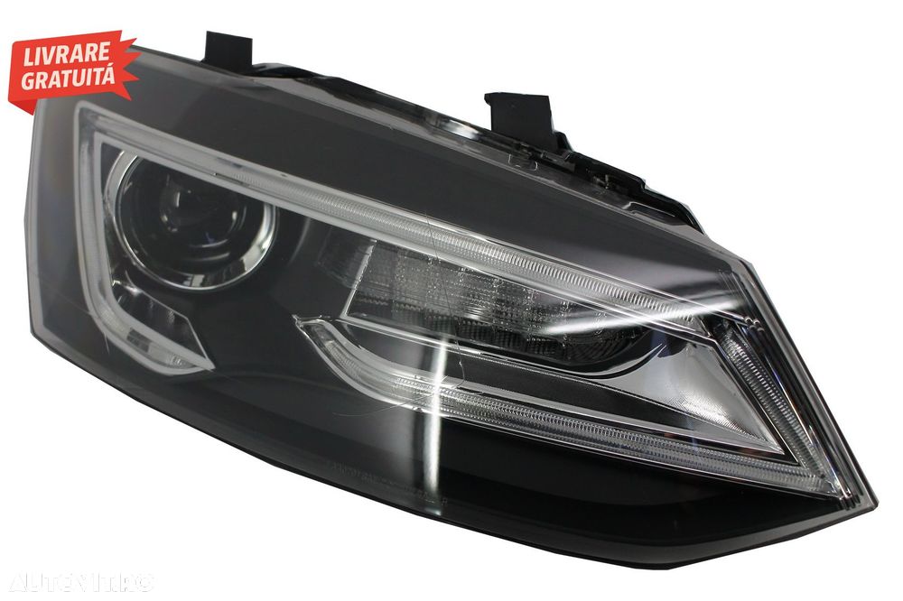 Faruri LED XENON HID VW Polo 6R / 6C / 61 (2011-2017) Devil Eye Look- livrare gratuita - 4