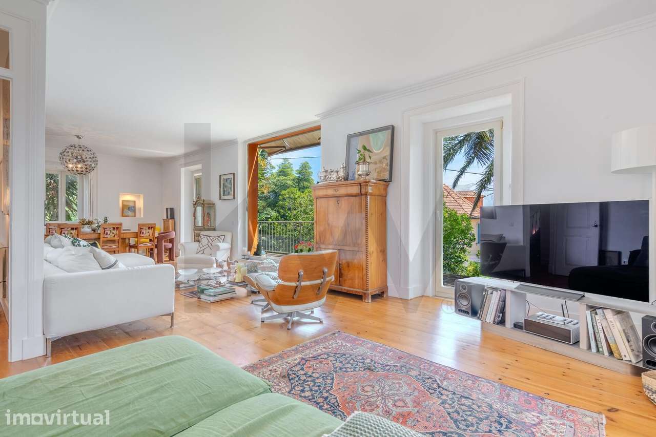 Chalet de Charme T6 com Vista Mar no Monte Estoril (renovado) - Grande imagem: 4/60