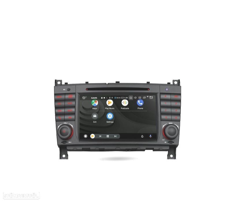 AUTO RADIO GPS MERCEDES CLASE G W463 06-08 C W203 04-07 CLK W209 ANDROID 13 - 2