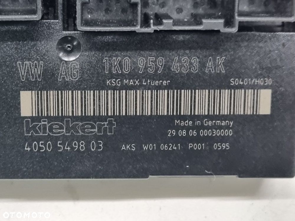 vw touran caddy golf v altea octavia II a3 moduł sterownik komfortu - 2