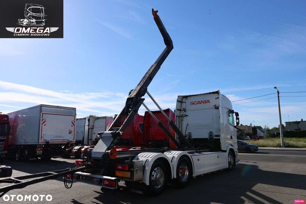 Scania S 500 Hakowiec + przyczepa // Oś skrętna // MEILLER // Klima postojowa / - 29