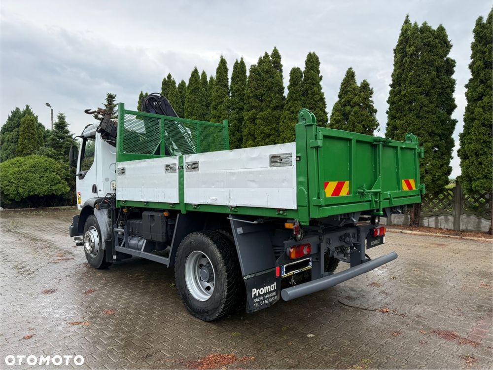 Renault MIDLUM 270 DCI* DMC 16T* WYWROTKA 3,7m* HIAB 085 EVOLUTEK* DŹWIG 3,8T* MOST GÓRSKI* BLOKADA* KLIMA* 85% OPONY* STAN BDB* Z FRANCJI* - 11
